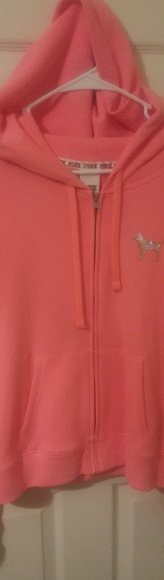 PINK zip up hoodie NWOT - Picture 2 of 5